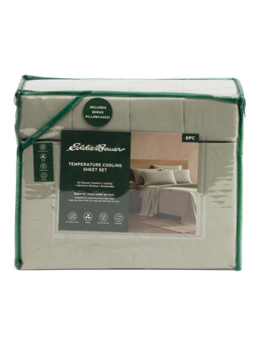 EDDIE BAUER Temperature Regulating Sheet Set